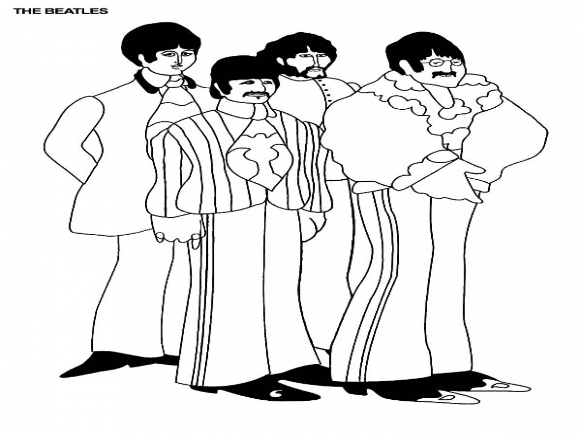 1152x864 Road Coloring Page The Beatles Abbey Pages Batch