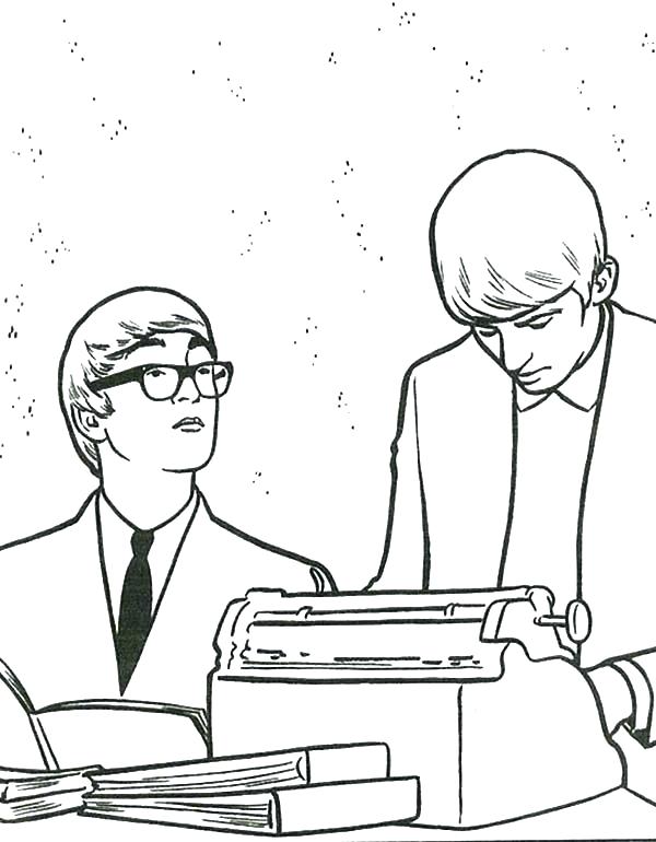 600x770 Beatles Coloring Book Plus Coloring Book The John And Write A Song