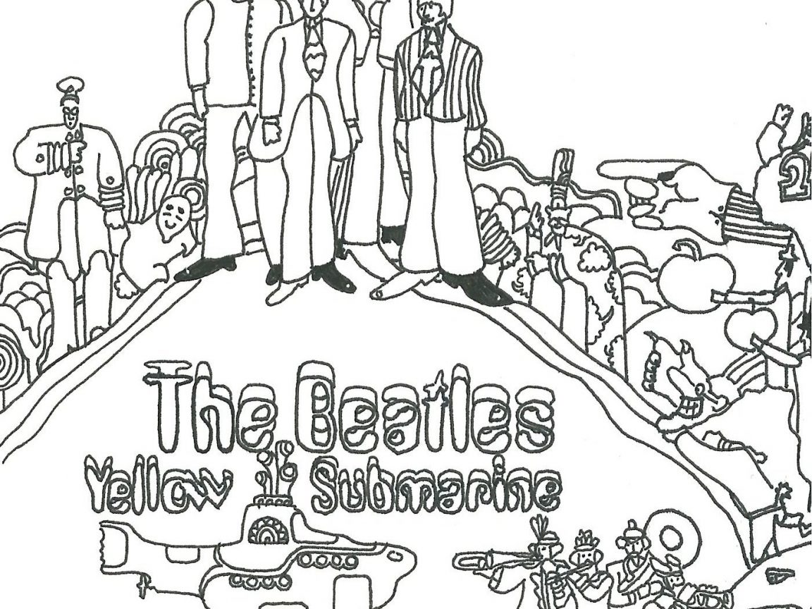 1152x864 Beatles Yellow Submarine Coloring Page Many Interesting Pages