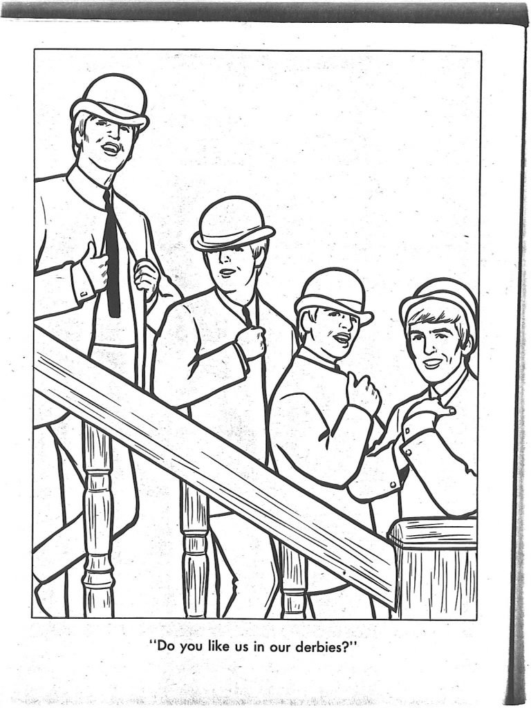 768x1024 Coloring Pages And Coloring Books. Beatles Coloring Book