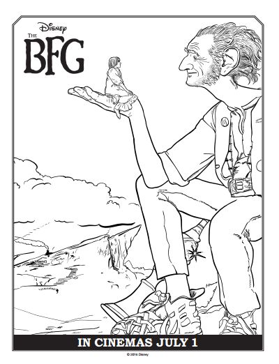 The Bfg Coloring Pages