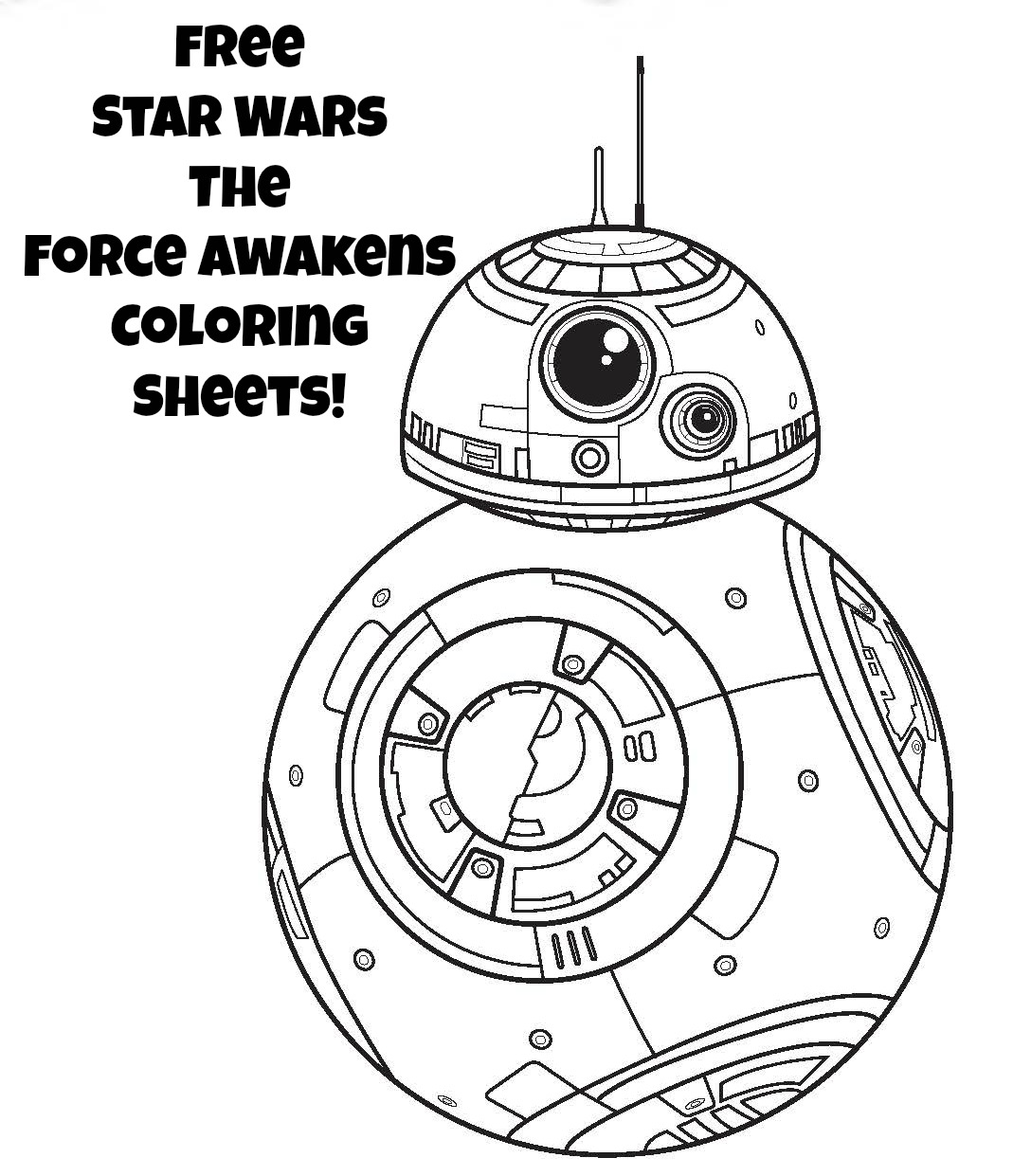 1069x1241 Star Wars Coloring Pages, The Force Awakens Coloring Pages