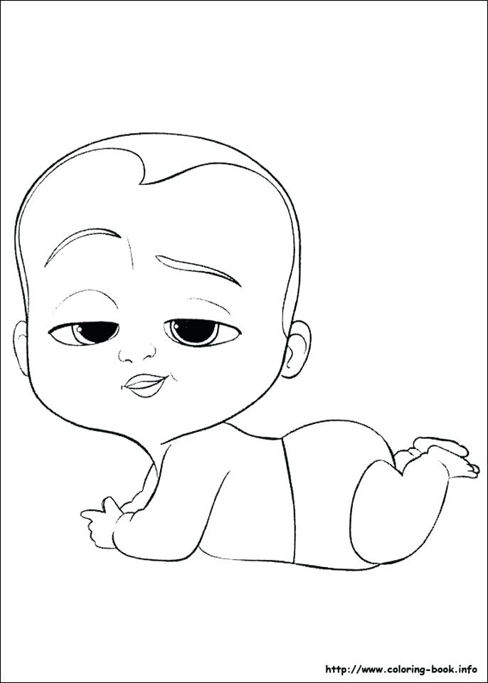 686x960 Awesome Boss Baby Coloring Pages For Coloring Page Boss Baby Boss