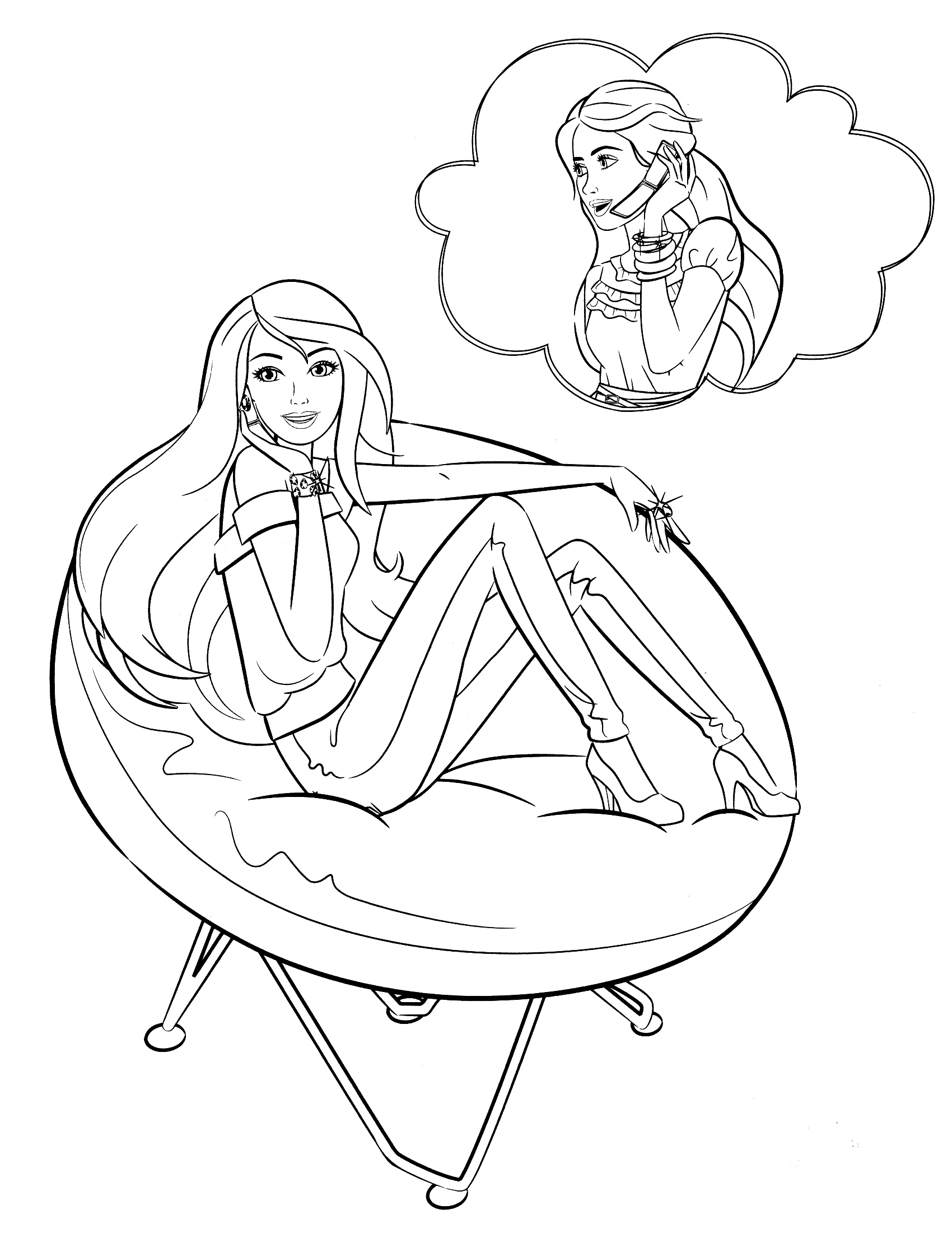 1700x2200 Diamond Coloring Pages. Top Belle In Diamond Edition Coloring Page