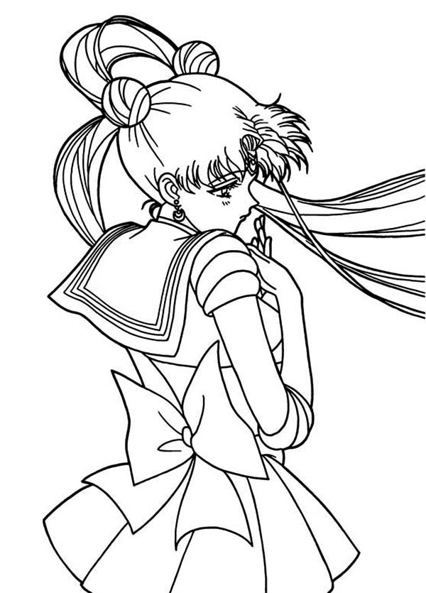600x835 Sailor Moon Coloring Pages The Doll Palace