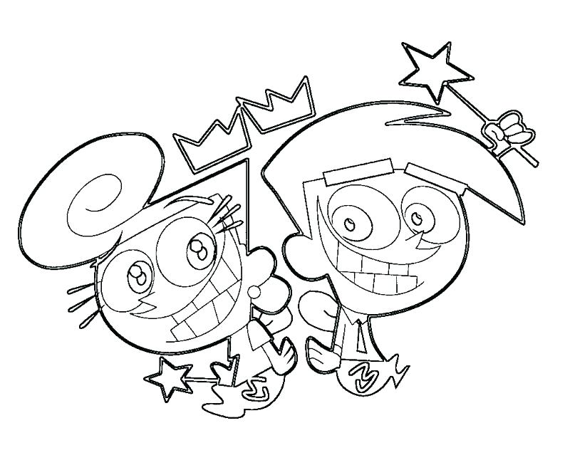 800x667 Fairly Odd Parents Free Coloring Pages Innovative Cool Ideas