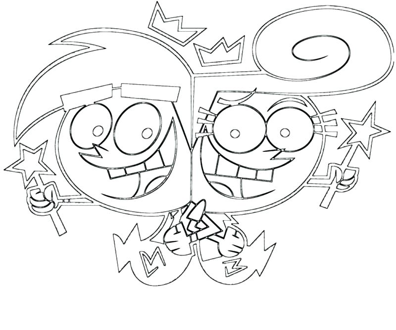 800x667 Rly Odd Parents Coloring Pages The Coloring Pages Odd Parents Rly