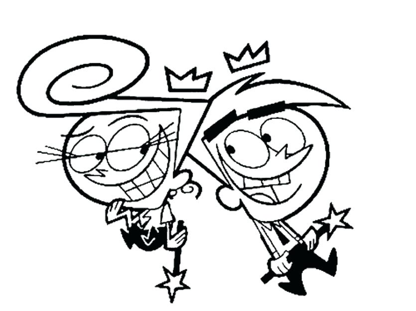 835x625 Timmy Turner Coloring Pages Fairly Odd Parents Coloring Pages