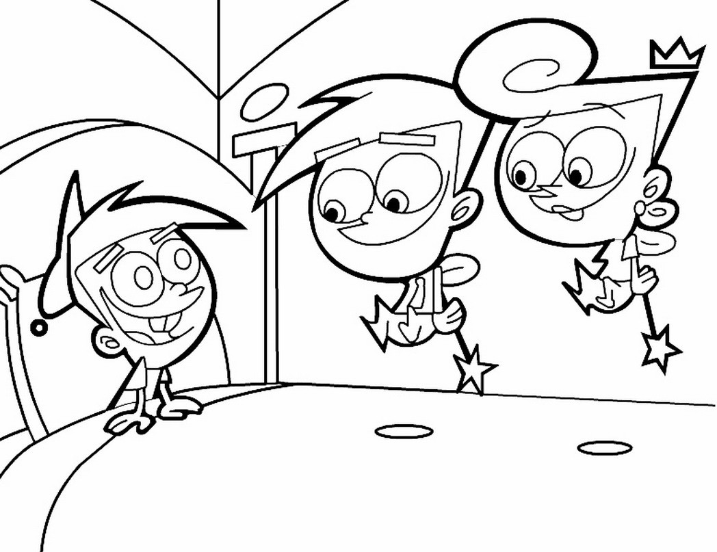 1048x807 Timmy Turner From The Fairly Oddparents Coloring Pages Lively Odd