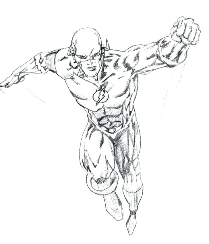 728x848 The Flash Coloring Pages Superhero Symbols Coloring Pages Flash