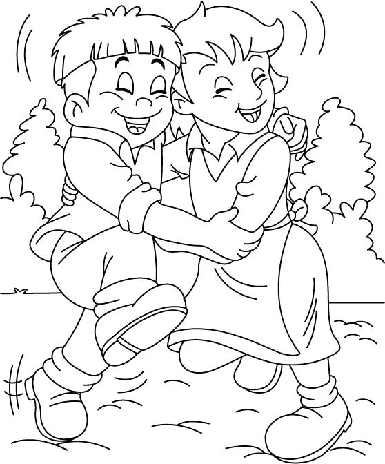558x672 Friendship Coloring Pages Friendship Coloring Pages Hello Kitty