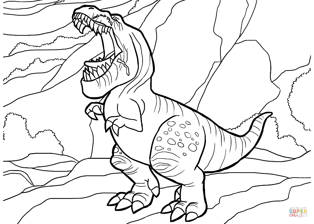 The Good Dinosaur Coloring Pages