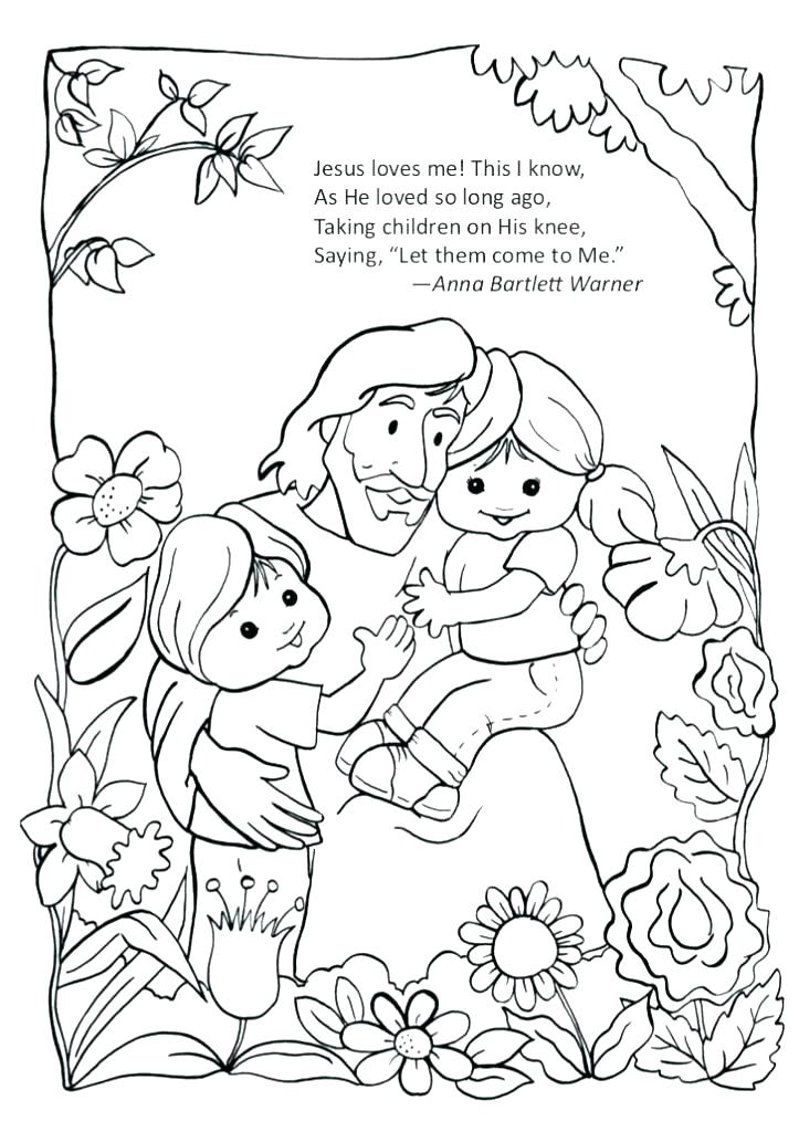 723x1024 Jesus Loves The Little Children Coloring Pages The Great