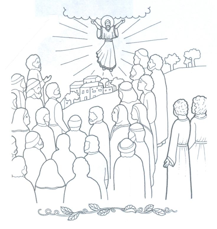 736x777 53 Luxury Jesus Ascends To Heaven Coloring Page Coloring Pages