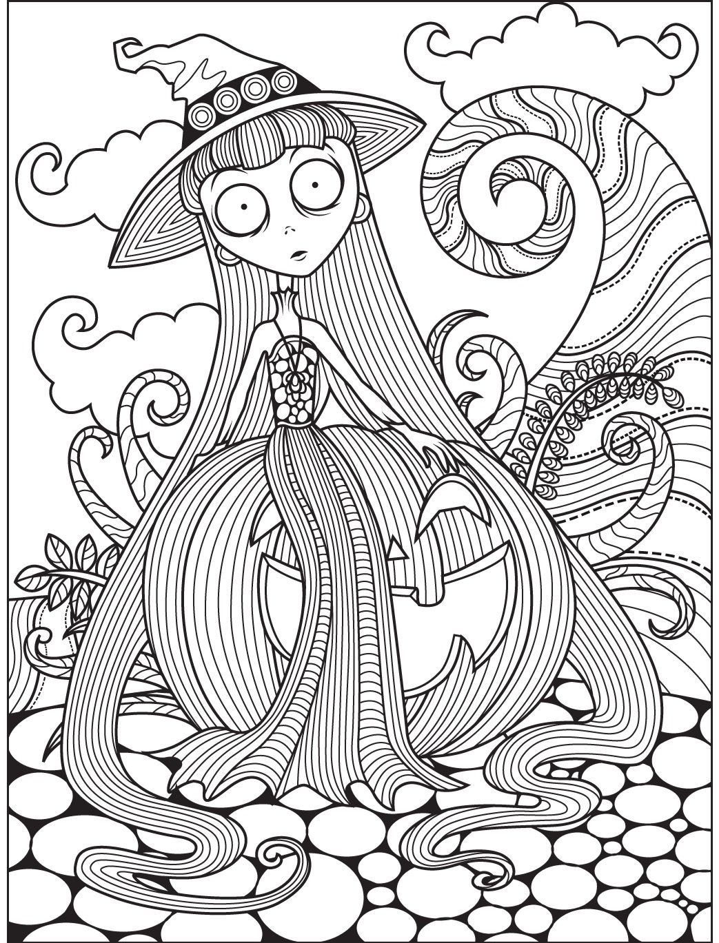 1043x1369 Best Lovely Lady Coloring Page For You To Color With Adult Pics