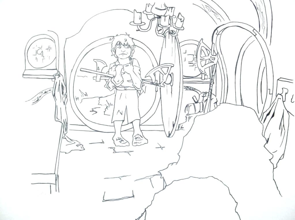 1024x766 Hobbit Coloring Pages The Hobbit Coloring Pages Beach Coloring