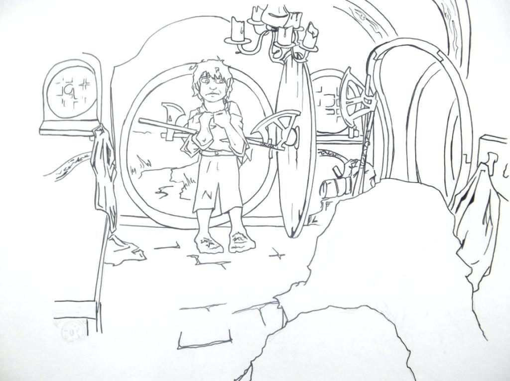 1024x766 Coloring Lego The Hobbit Coloring Pages