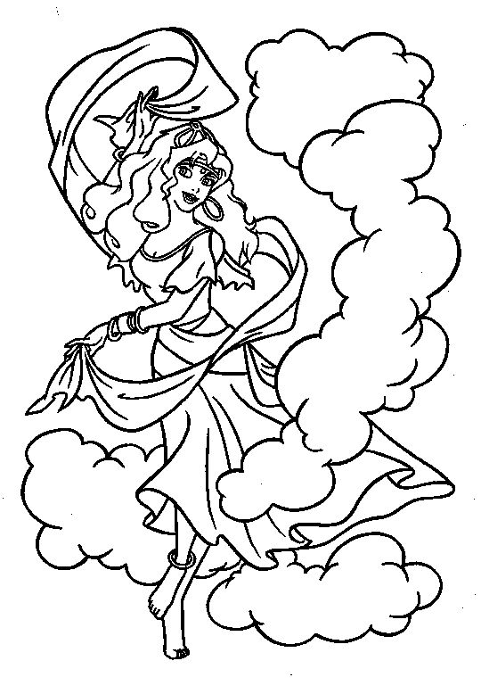 The Hunchback Of Notre Dame Coloring Pages