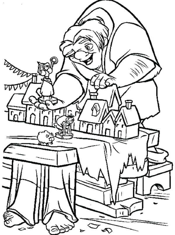 600x807 The Hunchback Of Notre Dame Coloring Pages 3 2 Coloring Page