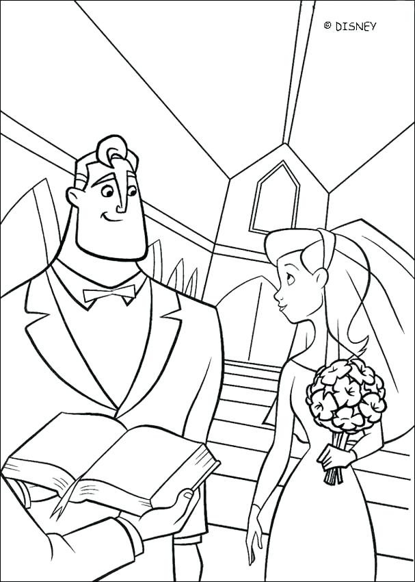 607x850 The Coloring Book Pages Free The Incredibles Coloring Book Pages