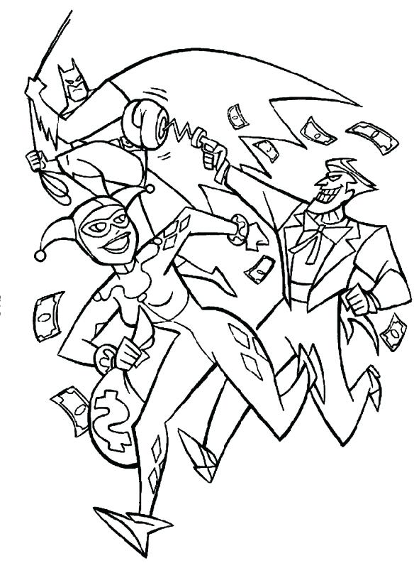 The Joker Coloring Pages