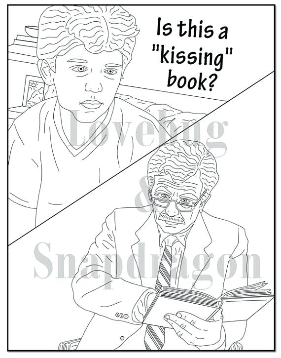 The Kissing Hand Coloring Pages
