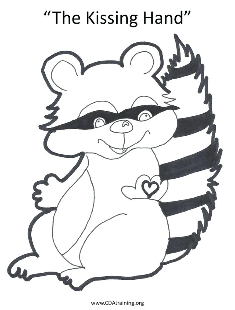 779x1024 The Kissing Hand Coloring Pages 12178 7791024 Free Printable