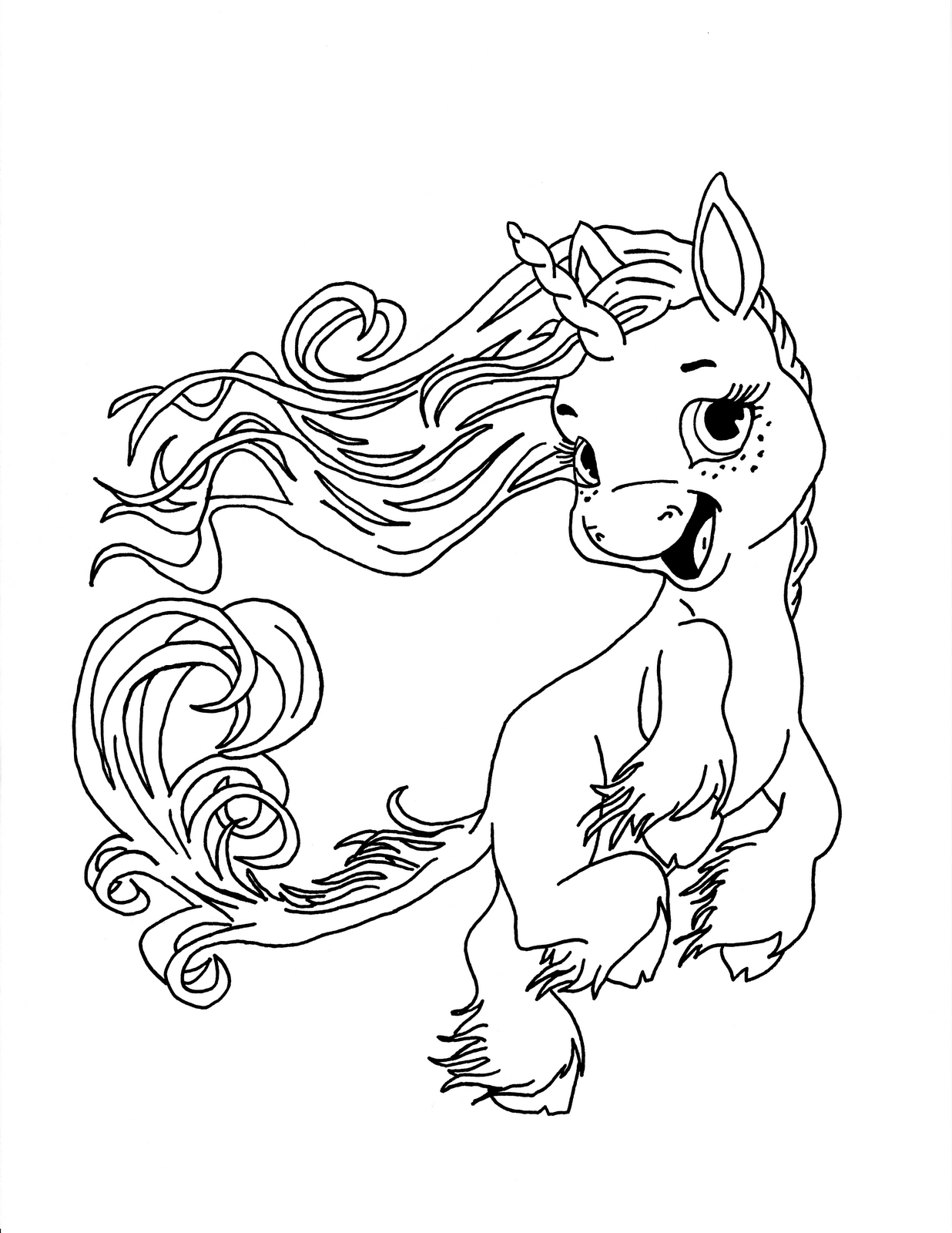 1236x1600 Unicorn Coloring Pages Free 1388 Animal Coloring