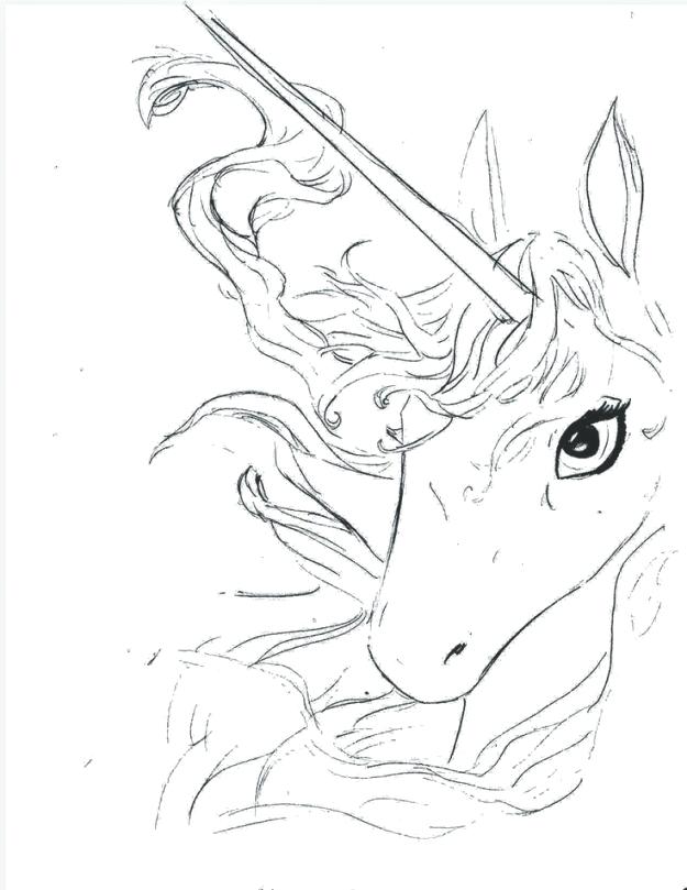 625x809 Or Image Result For Unicorn Coloring Pages A Unicorn Last Unicorn