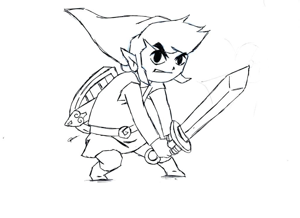 1024x744 Legend Of Zelda Coloring Pages The Legend Color Para The Legend