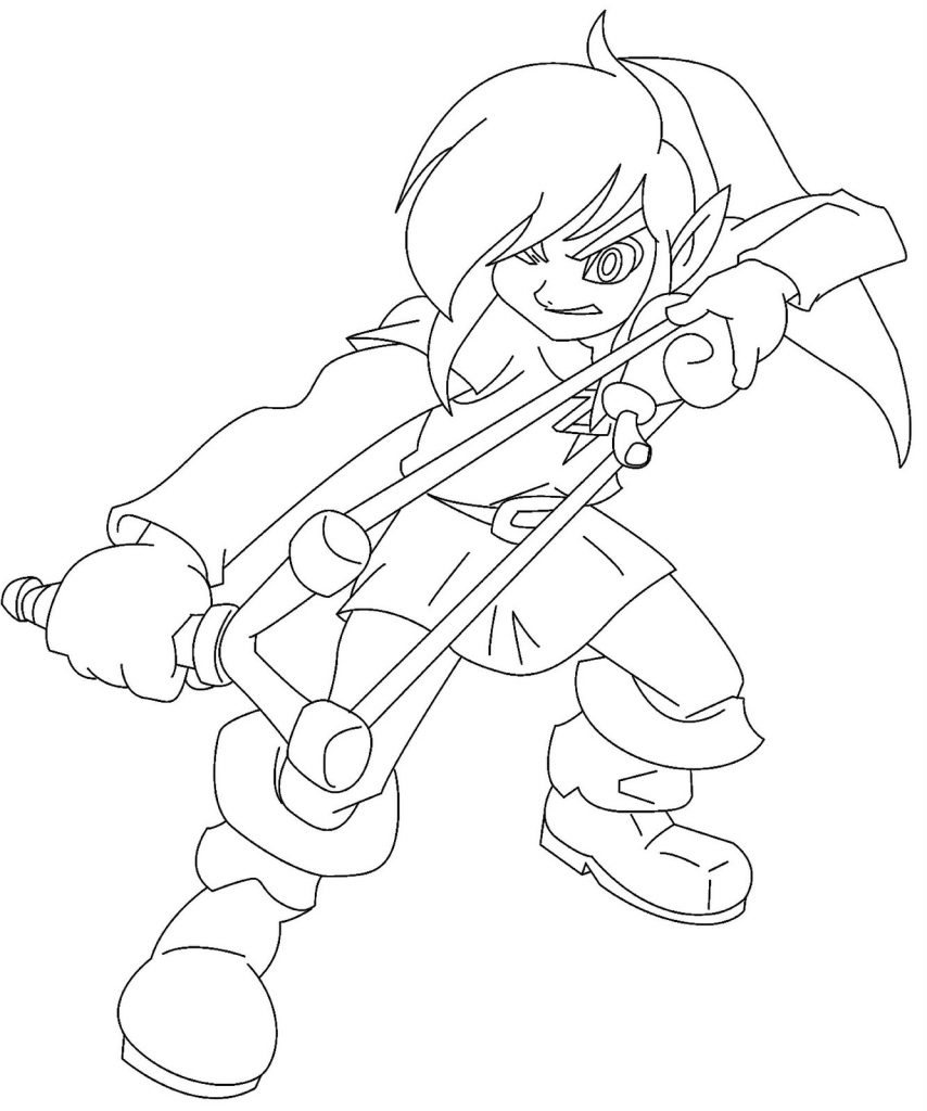 854x1024 Coloring Pages Legend Of Zelda Cartoon General Wind Waker Twilight