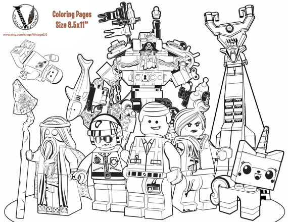 570x440 Lego Movie Coloring Pages Pdf Best Of Printable Batman