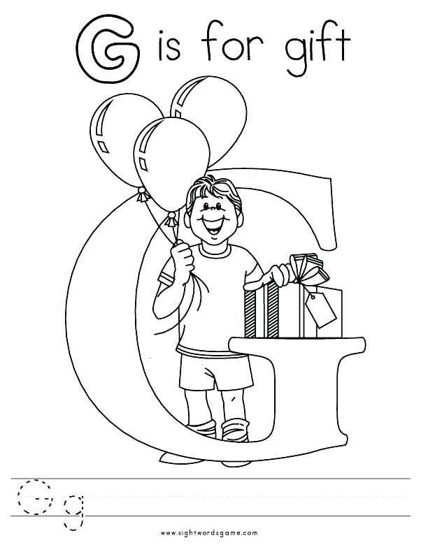 612x790 G Coloring Pages Letter G Coloring Sheet Letter G Coloring Letter