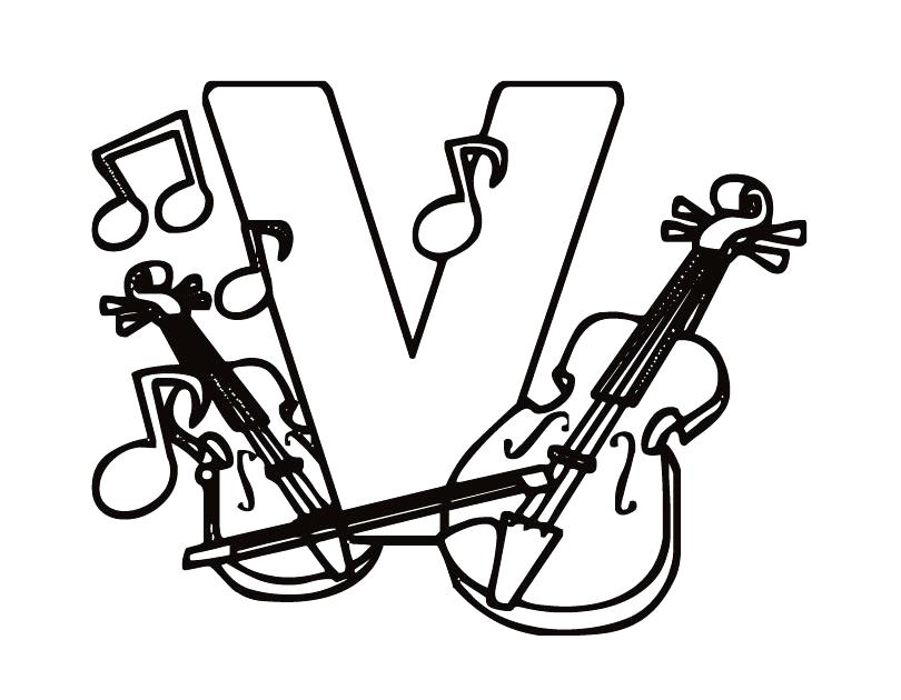 810x630 Letter V Coloring Page Printable Letter V Coloring Page