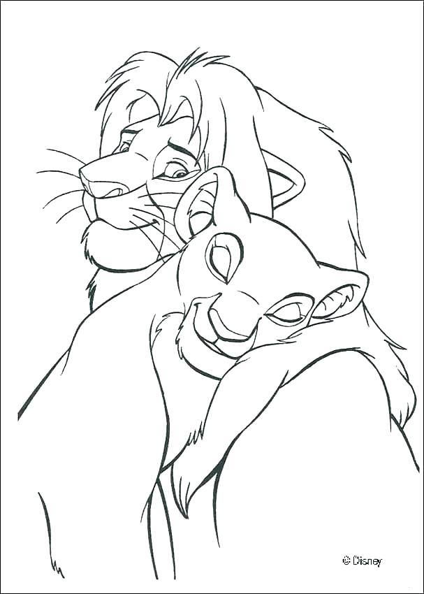 607x850 Scar Coloring Page Coloring Pages Online Free Printable Lion King