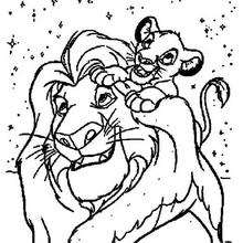 220x220 The Lion King Coloring Pages