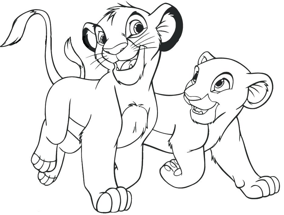 935x707 Lamb And Lion Coloring Page Free Coloring Coloring Book Info Lion
