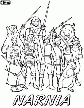 The Lion The Witch And The Wardrobe Coloring Pages