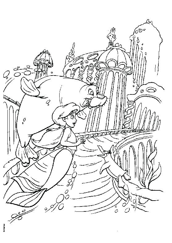 The Little Mermaid 2 Coloring Pages