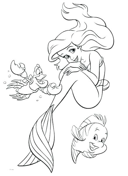 439x600 Little Mermaid 2 Coloring Pages Melody