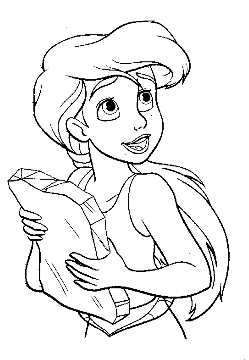 869x1256 The Little Mermaid 2 Coloring Pages The Little Mermaid 2 Coloring