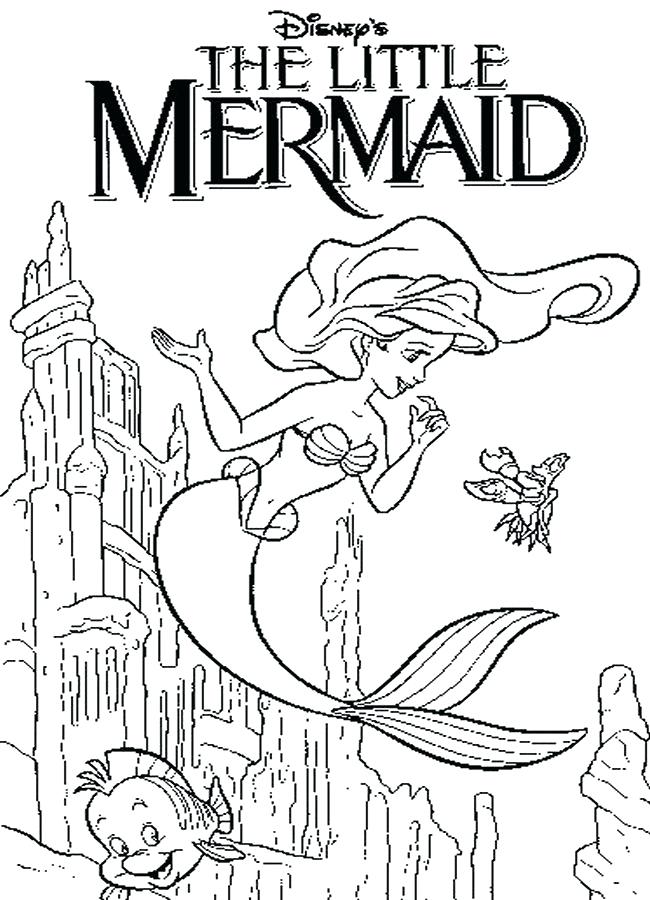 650x900 Coloring Pages Of The Little Mermaid The Little Mermaid Coloring