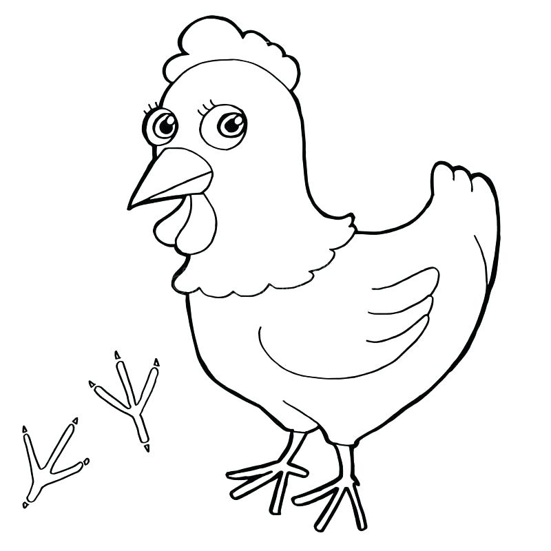 800x800 Hen Coloring Pages French Hens Coloring Page Little Red Hen