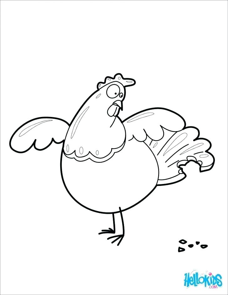 728x941 Hen Coloring Pages The Little Red Hen Coloring Page Flying Chicken