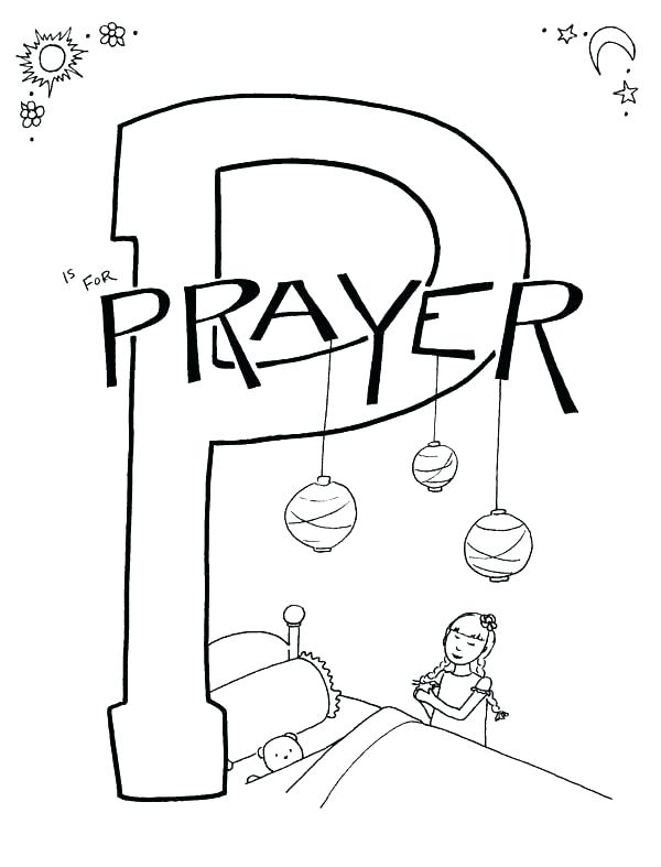 600x787 Lords Prayer Coloring Book Pages Icontent