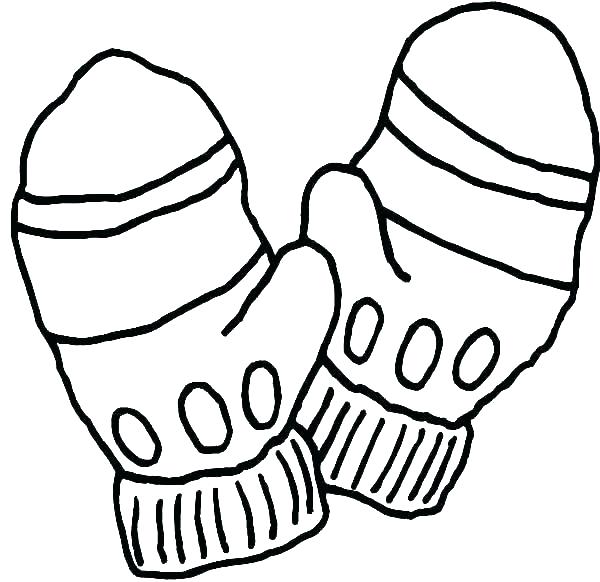 600x582 Mitten Coloring Page The Mitten Coloring Page Mitten Coloring Page