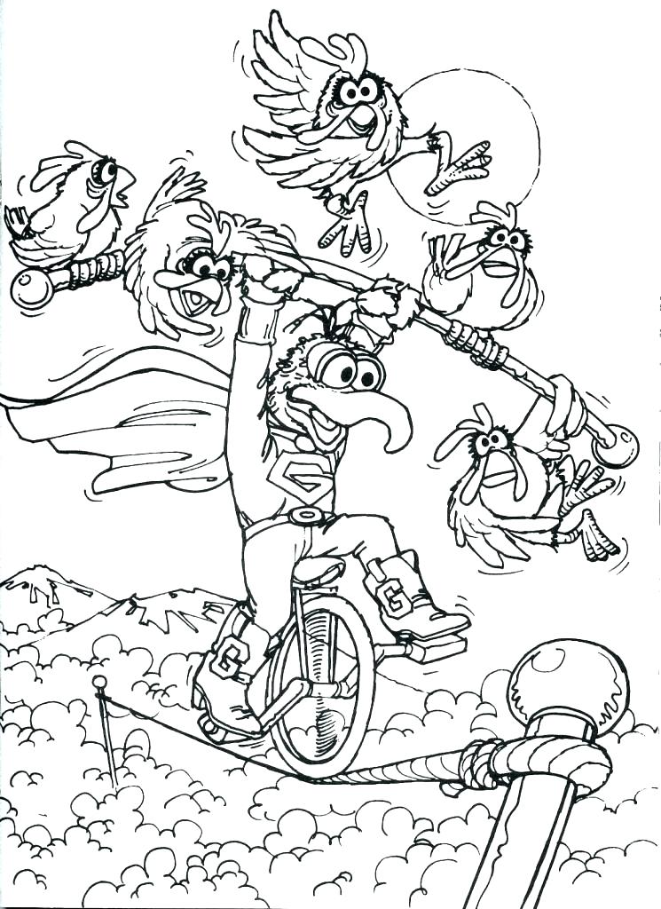 745x1024 Coloring Muppets Coloring Pages Babies Print Free Animal