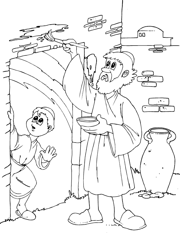 602x778 Passover Coloring Page 2016 Discipleland Sunday