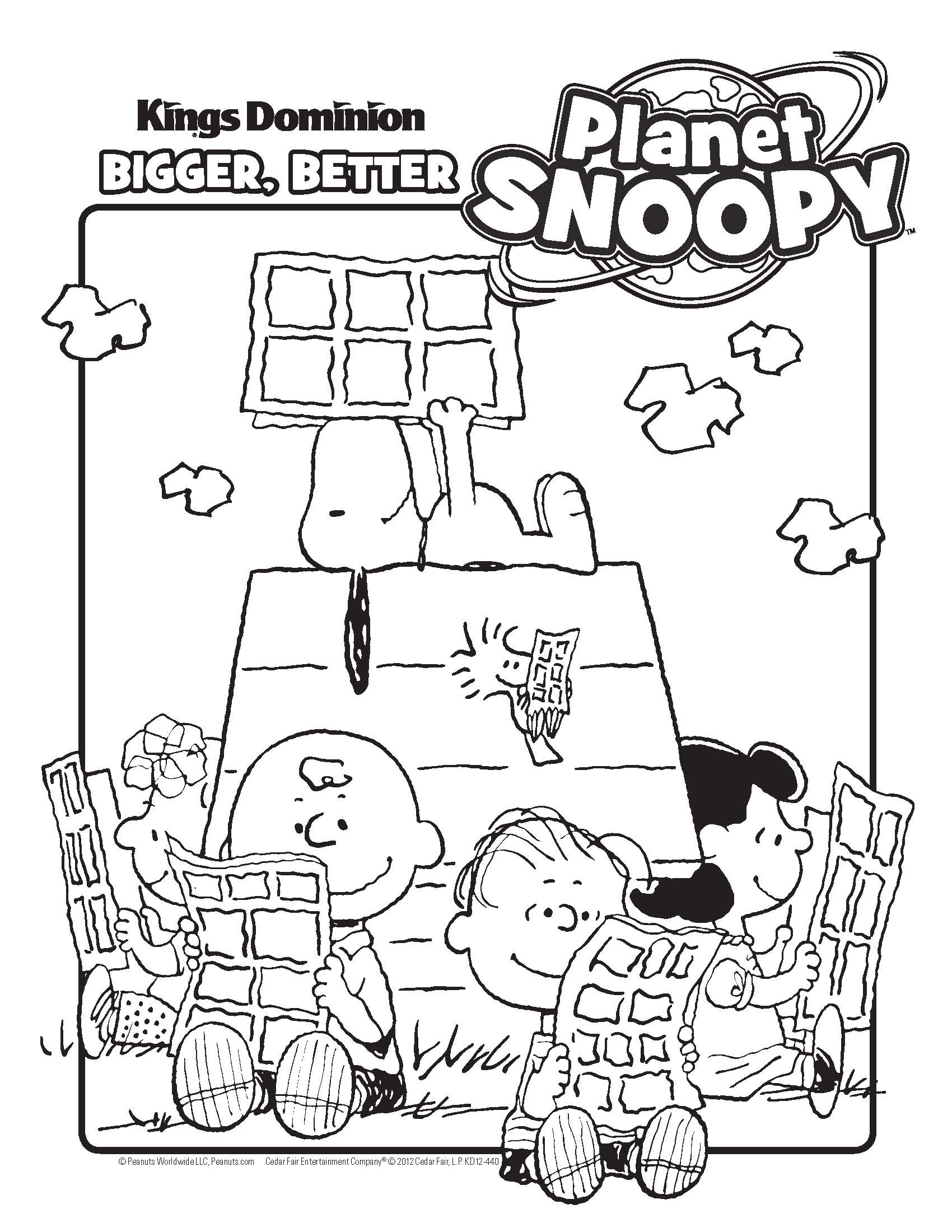 1700x2200 Peanuts Coloring Pages