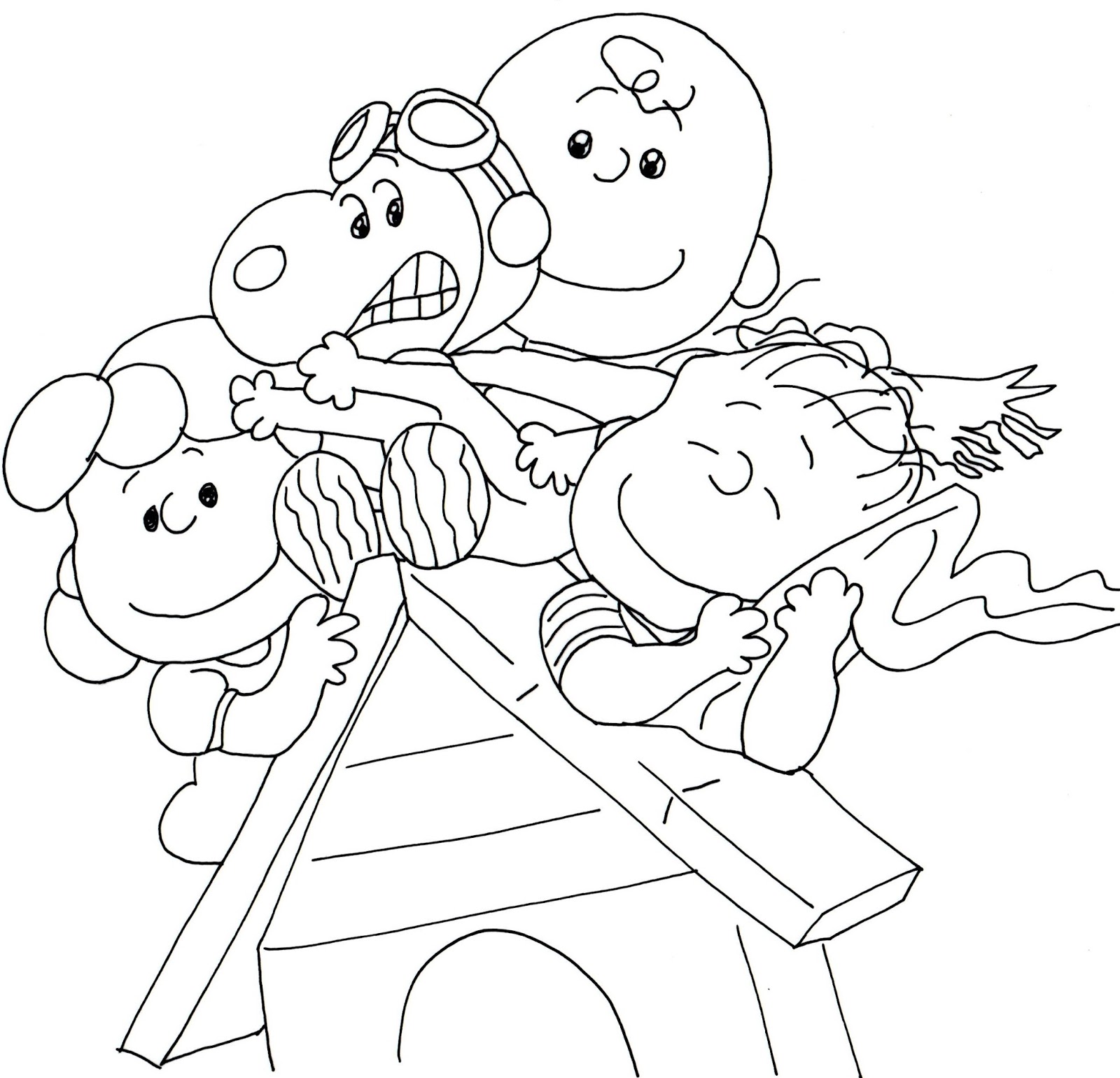 1600x1540 Free Charlie Brown Snoopy And Peanuts Coloring Pages January 2016